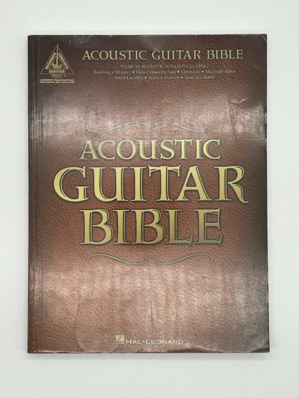 Acoustic Guitar Bible 2nd Edition Hal Leonard 35 Songs w/ Notes Tabs & Lyrics